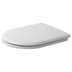 Duravit Happy D., Starck 2 Toilet seat with Stainless Steel Hinges, White, 0066910000