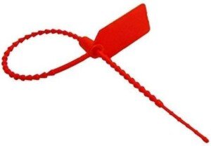 FIRE Extinguisher Security Suitcase TAG Ties Tamper Seals X 50 RED