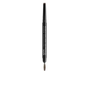 NYX Professional Makeup Precision Brow Pencil, Dual Ended with Flat Tip Pencil and Spoolie Brush, Vegan Formula, Shade: Ash Brown