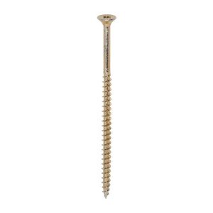 TIMCO Solo Chipboard & Woodscrews - PZ - Double Countersunk - Yellow - 5.0 x 100mm - Box of 100