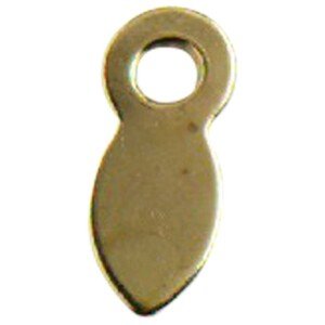 Merriway BH02340 (15 Pcs) EB Picture Frame Turn Buttons Screen Clips Large 19mm (3/4 inch) Brass Plated - Pack of 15 Pieces