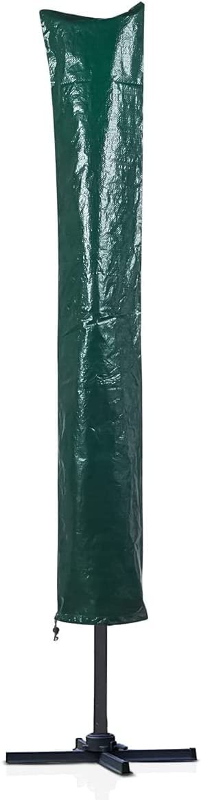 Parasol Cover, Garden Umbrella Covers 160x24x24cm Polyethylene Fabric Material, Waterproof, Windproof, Green