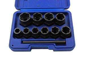 US PRO 11pc Bolt Extractors Socket Lock Nut Remover Extractor 2656