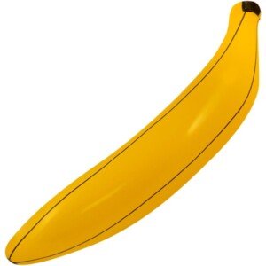 Henbrandt Inflatable Banana 80cm Kids Toy Monkey Costume Safari Party Decorations Jungle Blow Up Inflatable Toys Pool Party Photo Booth Props Fancy Dress Accessory