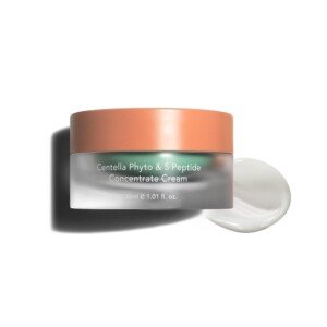 haruharu wonder Centella Phyto & 5 Peptide Concentrate Cream, Daily & Night Cream, Nourishing, Wrinkles improvement for all skin types, Vegan, Cruelty-Free, Korean Skincare, 30ml