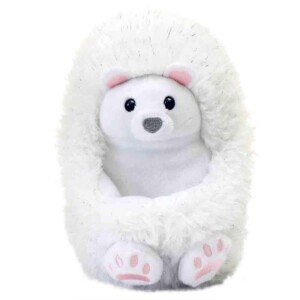 Curlimals Perry Polar Bear Arctic Glow Teddy Bear, Sensory toys, Cute, Plush, Laughing, Light-Up Tummy. Age 3+