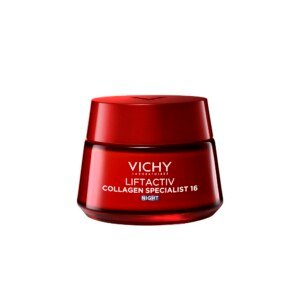 Vichy Liftactiv Collagen Specialist Peptide Night Cream With Reservatrol For All Skin Types, 50ml