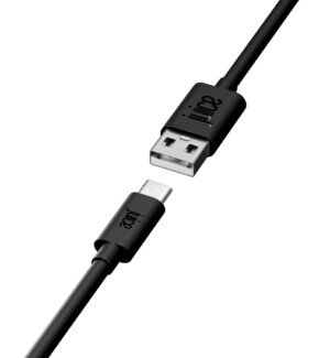 Juice USB Type C 1m Charger and Sync Cable for Samsung Galaxy S20, S10, S9, S8, S20 Plus, Huawei P30, P20, Google Pixel 6, Apple Ipad 2020, Pro 2020, Air 2020 - Black