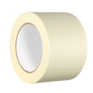 GTSE Masking Tape, 75mm (3”) x 50m, Wide Cream Painters Tape for Painting, Decorating and DIY, 1 Rolls
