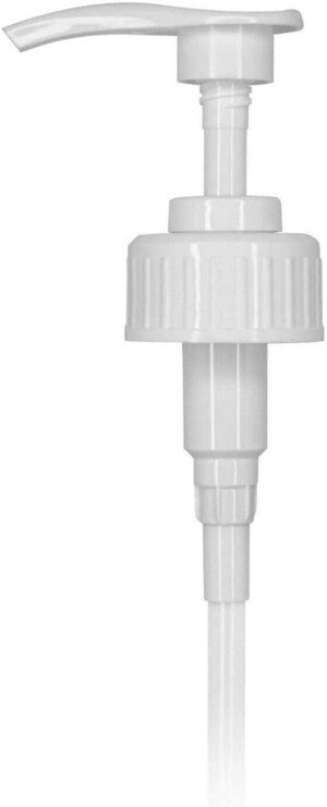 Pump Dispenser 38mm to Suit 5 Liter Containers 38MM Screw Top 5mL Dose Ideal for Hand Sanitizer, Soap, Shampoo Includes Tube With Twist Lock