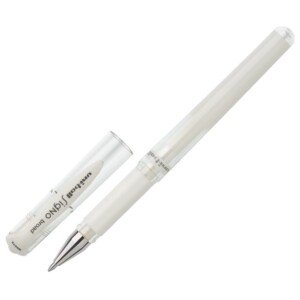 Uni-Ball 146801 - Signo UM-153 gel rollerbalpen, breed, 1,0 mm, wit, 1 stuk
