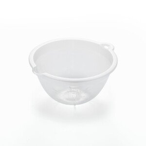 Addis Small Plastic Mixing Bowl, Transparent, 700 ml