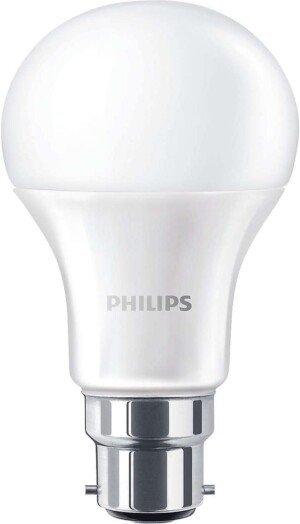 Philips Corepro LED 13 W (100 W) A60, B22 Bayonet Cap, Bulb, Warm White, Non Dimmable, Frosted [Energy Class E]