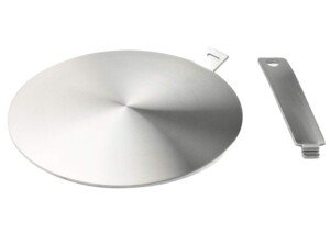 Induction Hob Heat Diffuser Ring Plate,Induction Adapter Plate with Separable Handle (14CM)