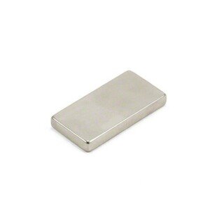 Ultra High Performance N52 Grade Neodymium Magnet for Engineering, Manufacturing and DIY - 40mm x 20mm x 5mm thick - 15.1kg Pull