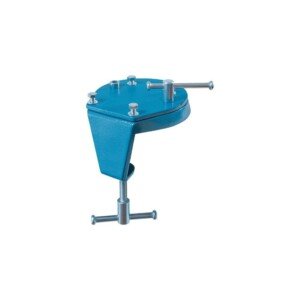 HEUER 119103 Turntable and Table Clamp (Swivel Clamp 2 in 1 Flexible Attachment Weight 1 kg Table Thickness Vice 10-60 mm/100 mm
