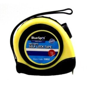Blue Spot Tools 5M (16FT) Soft Grip Self-Lock Tape Measure