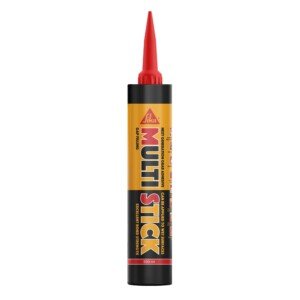 Everbuild Multi Stick – Hybrid Polymer Adhesive – Fast Curing – Waterproof – Weather And UV Resistant – Internal and External Use – White – 350ml
