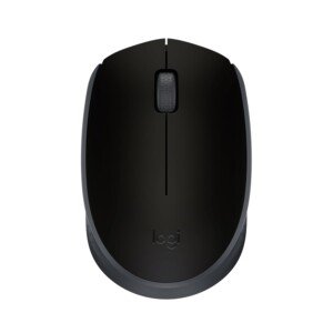 Logitech B170 Wireless Mouse, 2.4 GHz with USB Nano Receiver, Optical Tracking, 12-Months Battery Life, Ambidextrous, PC / Mac / Laptop - Grey