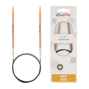 KnitPro Basix Beech Fixed Circular Needles 47" (120cm) | 4.00mm