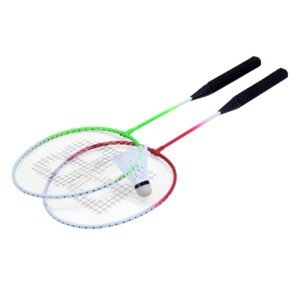 Baseline Badminton Racket Set, Racquets and Shuttlecocks, 2 Player with Net and Poles, Complete Set