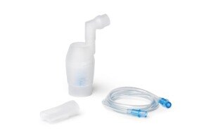 OMRON NEB6022 Mouthpiece Replacement for Adults and Kids | Aerosol Nebuliser Replacement Set for OMRON C102 Total Nebuliser | Mouthpiece, Air Tube| OMRON Original Accessory