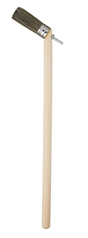 ProDec 1" Striker Brush with 15" Long Reach Handle for Painting Difficult and Awkward Areas Including High Walls, Ceilings, Corners, Behind Pipes - Suitable for All Paint Types, 1" 25mm