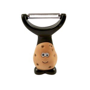 Joie Kitchen Gadgets Spud Dude Y Peeler – Stainless Steel Blade for Fruits & Vegetables, Ergonomic Handle, One Size, Green