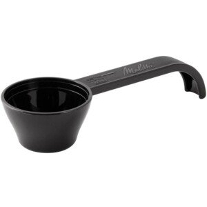 Melitta Coffee Measuring Spoon with Dosage Quantity Markings of 8, 10 and 12 g, Plastic, Black, 6761023