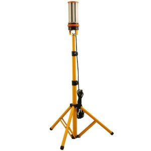 choen 240V 60W Led Tripod Work Site Light 6500 Lumen Jobsite Lighting on Stand,360° Work Lighting for Construction Contractors,Patio,Workshop,DIY Room,Portable and Long Lifespan