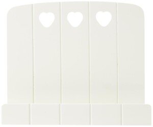 T&G 10886 Colonial Home Foldable Cook Book Stand in Cream Painted Hevea, 28x8.2x24 cm