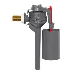 Wirquin 16300501 3/8-Inch 10 mm Topy Brass Side Entry Inlet Float Valve - Multi-Colour