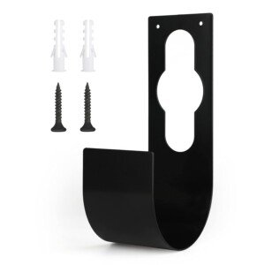 KINGLAKE Expandable Garden Hose Pipe Hanger Holder, Wall Mounted Metal Hosepipe Reel Hanger Tap Bracket with Screws