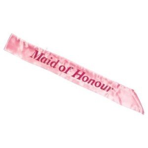 HENBRANDT 'Maid Of Honour' Pink Hen Party Sash - Great Idea For Hen Parties