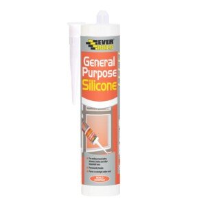 Everbuild General Purpose Silicone Sealant – Waterproof – Suitable for Interior and Exterior Use – Brown – 280ml