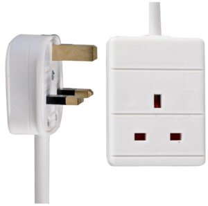 PRO ELEC PELB1503 1 Gang Extension Lead White, 3m
