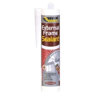 Everbuild External Frame Sealant – Interior And Exterior Use – Permanently Flexible – Mould-Resistant – Brown – 290ml