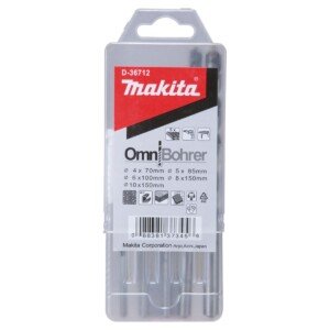 Makita D-36712 5 Piece Omniboher Set, 4mm to 10mm