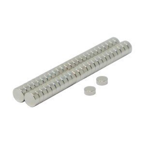 N35 Neodymium Magnet for Arts, Crafts, Model Making, DIY, and Hobbies - 5mm dia x 2mm thick - 0.51kg Pull - Pack of 50