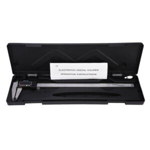 Yosoo 300mm 12 Inch LCD Display Digital Caliper Vernier Micrometer Stainless Steel Electronic Metric Conversion Precision Measurement Tool w/Hard Case
