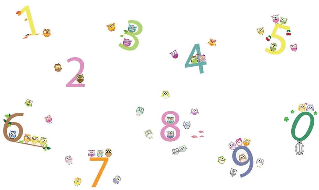WALPLUS Kids Wall Stickers for Nursery & Bedroom: Peel & Stick Animal Decor for Girls & Boys
