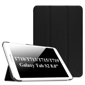 FINTIE Case for Samsung Galaxy Tab S2 8.0 - Super Thin Lightweight SlimShell Stand Cover with Auto Sleep/Wake Feature for 2015 Galaxy Tab S2 (Model: SM-T710 / T715 / T713 /T719), Black