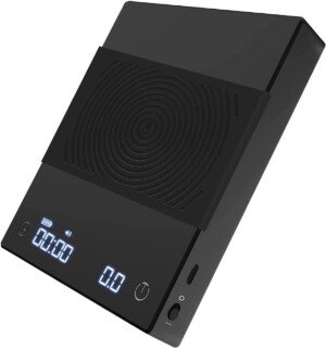 TIMEMORE Coffee Scale Basic 2.0 Electronic Espresso Scale with Timer,2000 Grams and Water Flow Rate and Timer Function,Flow Rate Display 2024 Upgraded Version