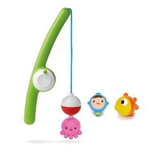 Munchkin Gone Fishing Rod & Reel Magnetic Bath Toy Set | Fun & Interactive Bath Toy | Baby Bath Toy for Children and Toddlers | Baby Essentials