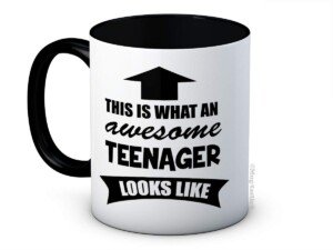 This is What an Awesome Teenager Looks Like - Ceramic Coffee Mug - A Great Gift Idea for Any Occasion