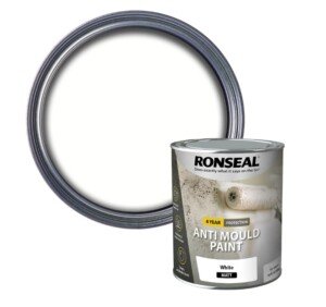 Ronseal AMPWM750 Anti Mould Paint White Matt 750ml