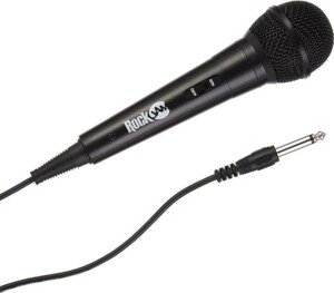 RockJam Karaoke Microphone with 3 Metre Cable