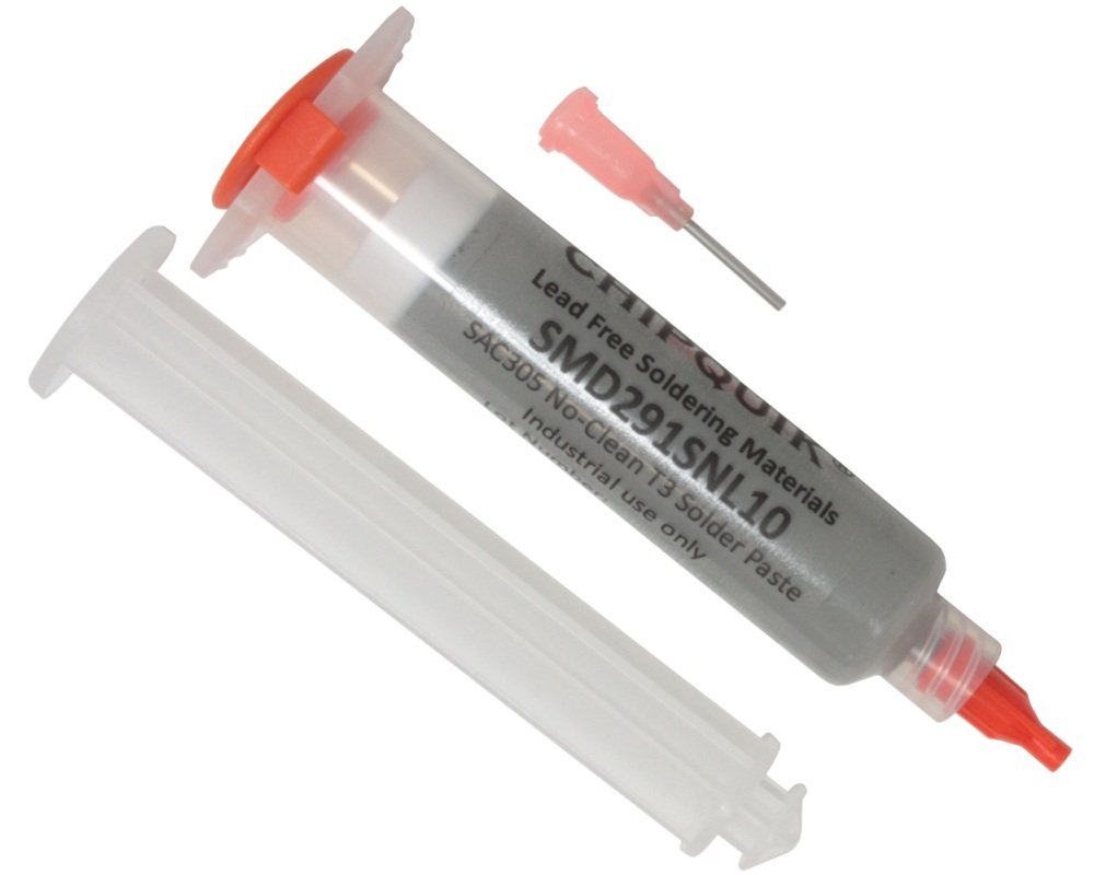 SOLDER PASTE, PB FREE, 10CC SMD291SNL10 By CHIP QUIK