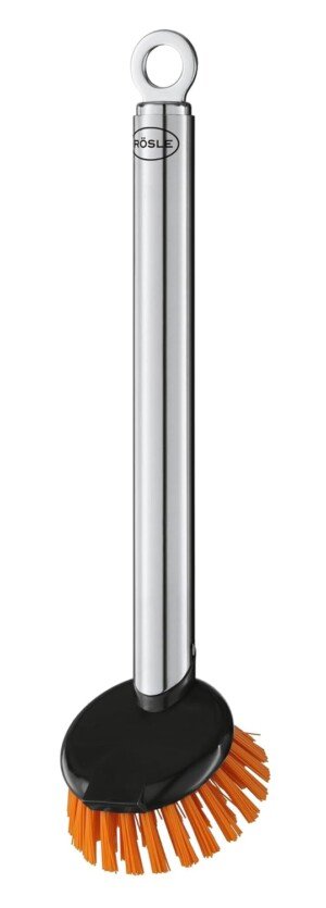 RÖSLE 12808 - Cleaning brush (Black, Orange, Stainless steel, Polyester)