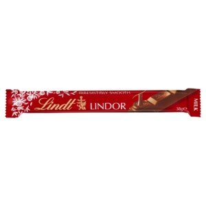 Lindt LINDOR Milk Chocolate Bars 38 g (Pack Of 24)